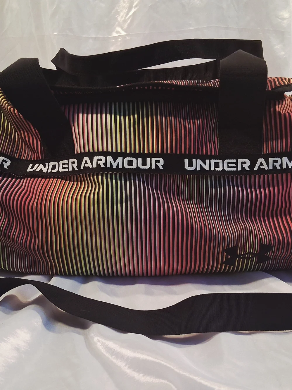 Under Armour Multicolor Stripe Duffle Bag